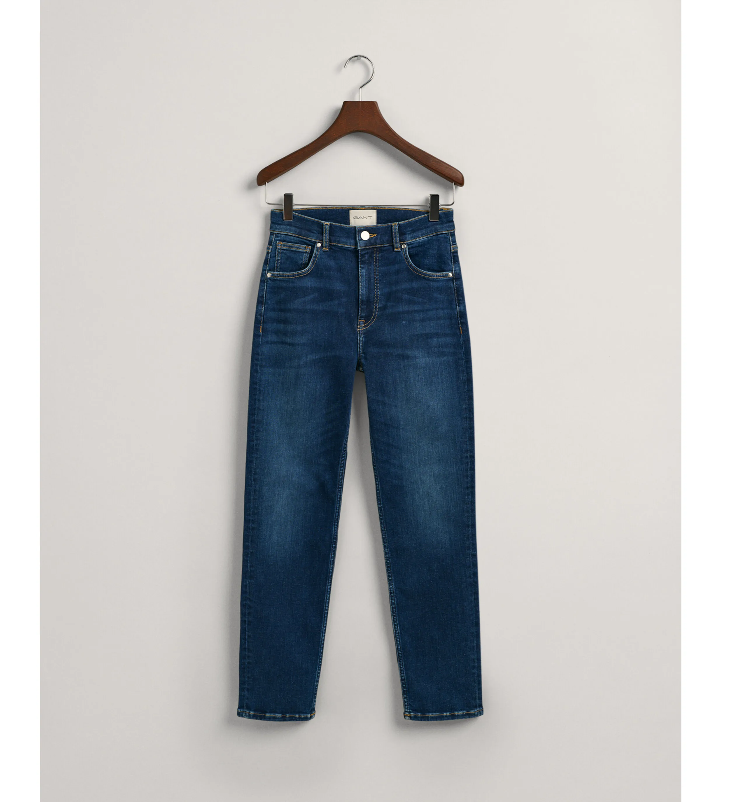 GANTS slim Fit Cropped Jeans Dark Blue 0196