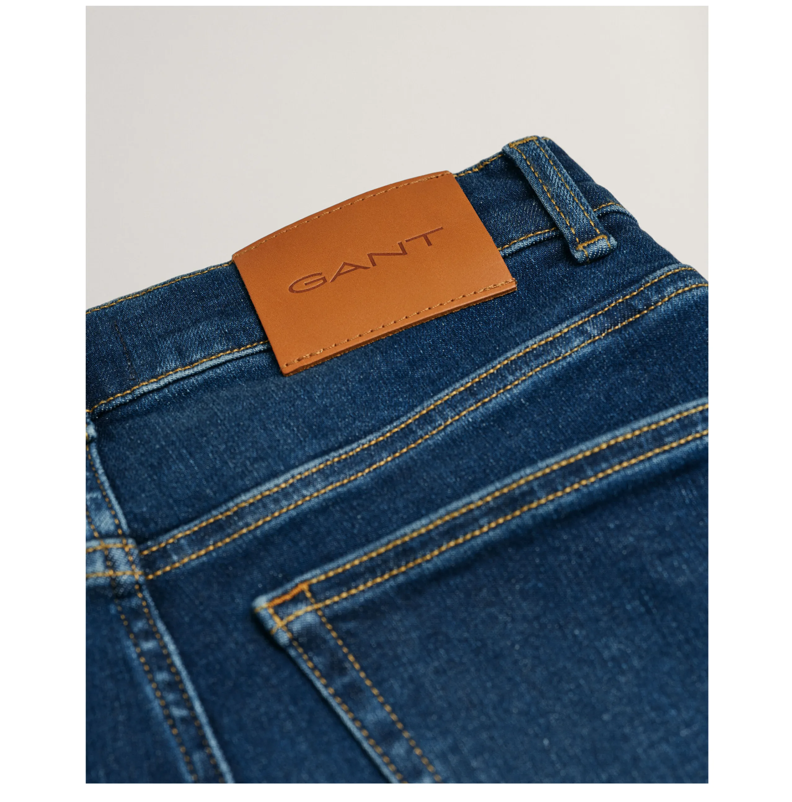 GANTS slim Fit Cropped Jeans Dark Blue 0196