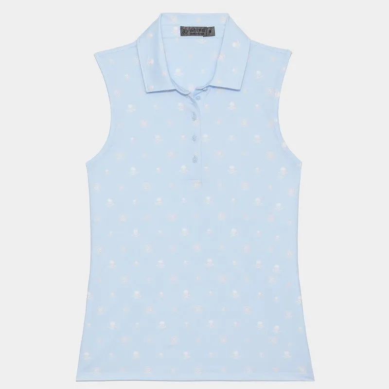 G/FORE RGB S/L Polo - Sky