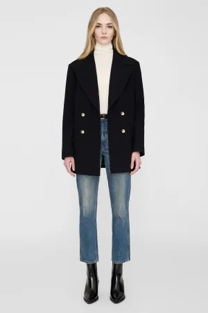Glenn Peacoat - Black -ANINE BING