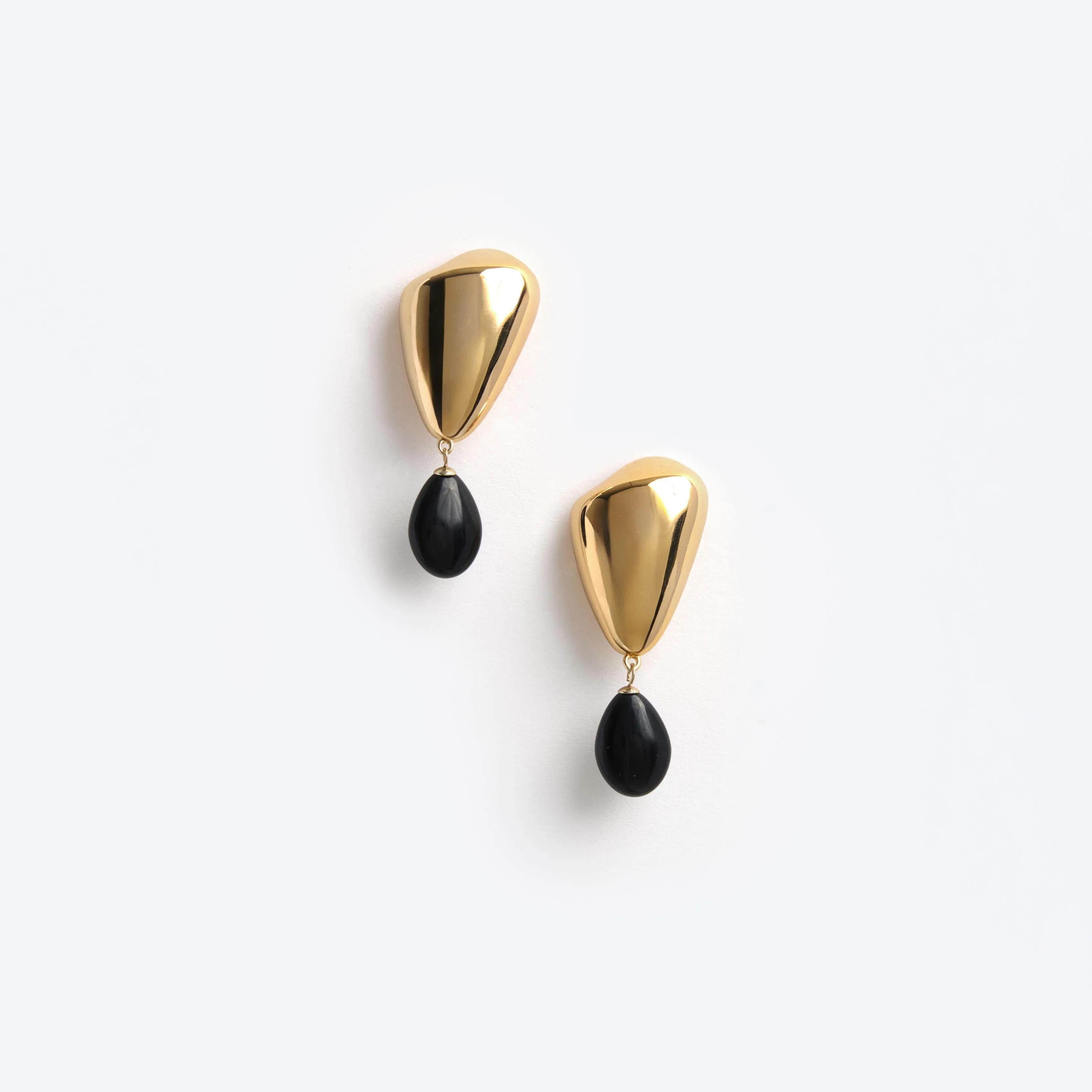 Gold Droplet Earrings Self Portrait