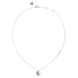 Guess Crystal Set Heart Necklace UBN03035JWRH