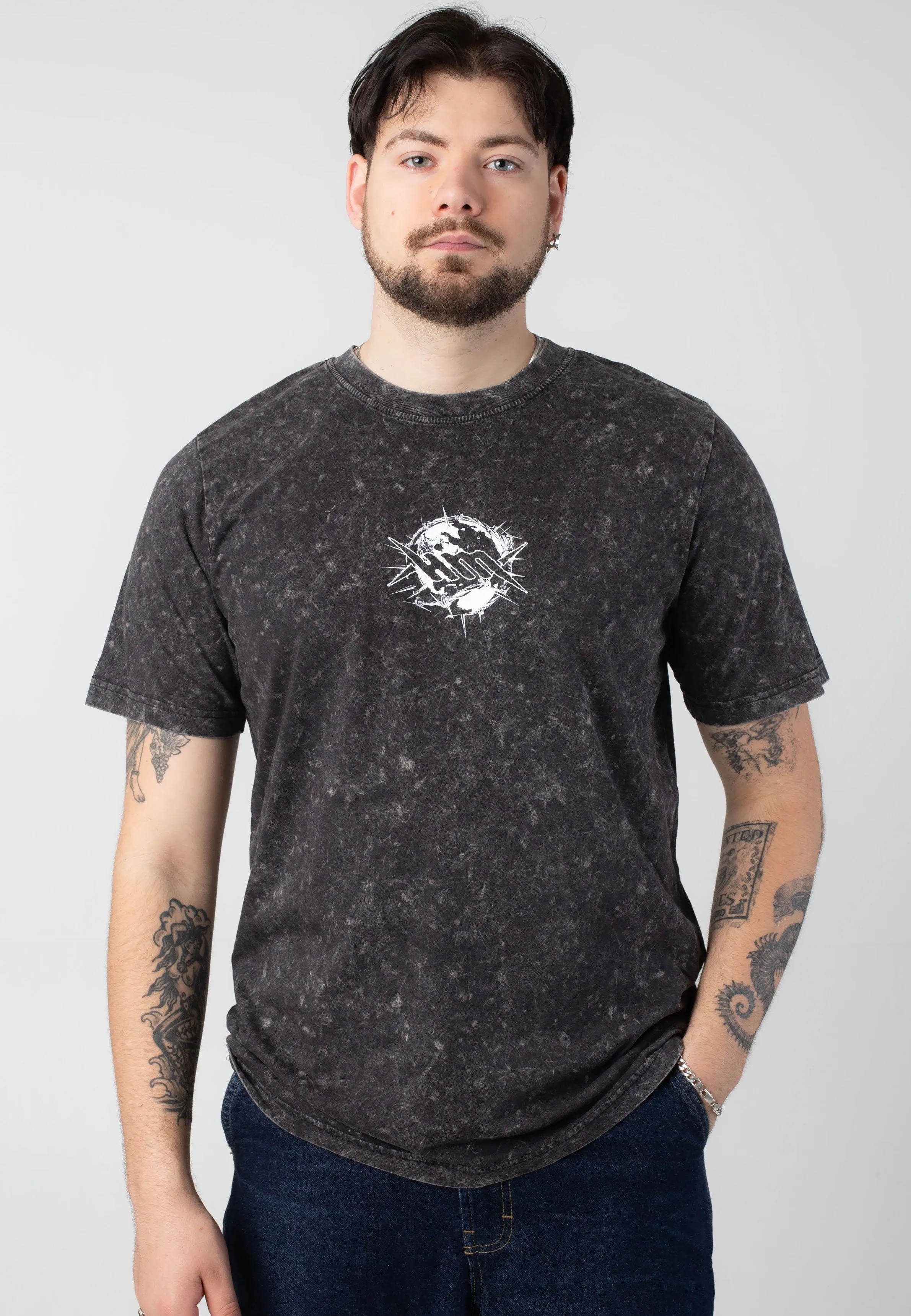 Half Me - World Tour Acid Washed - T-Shirt