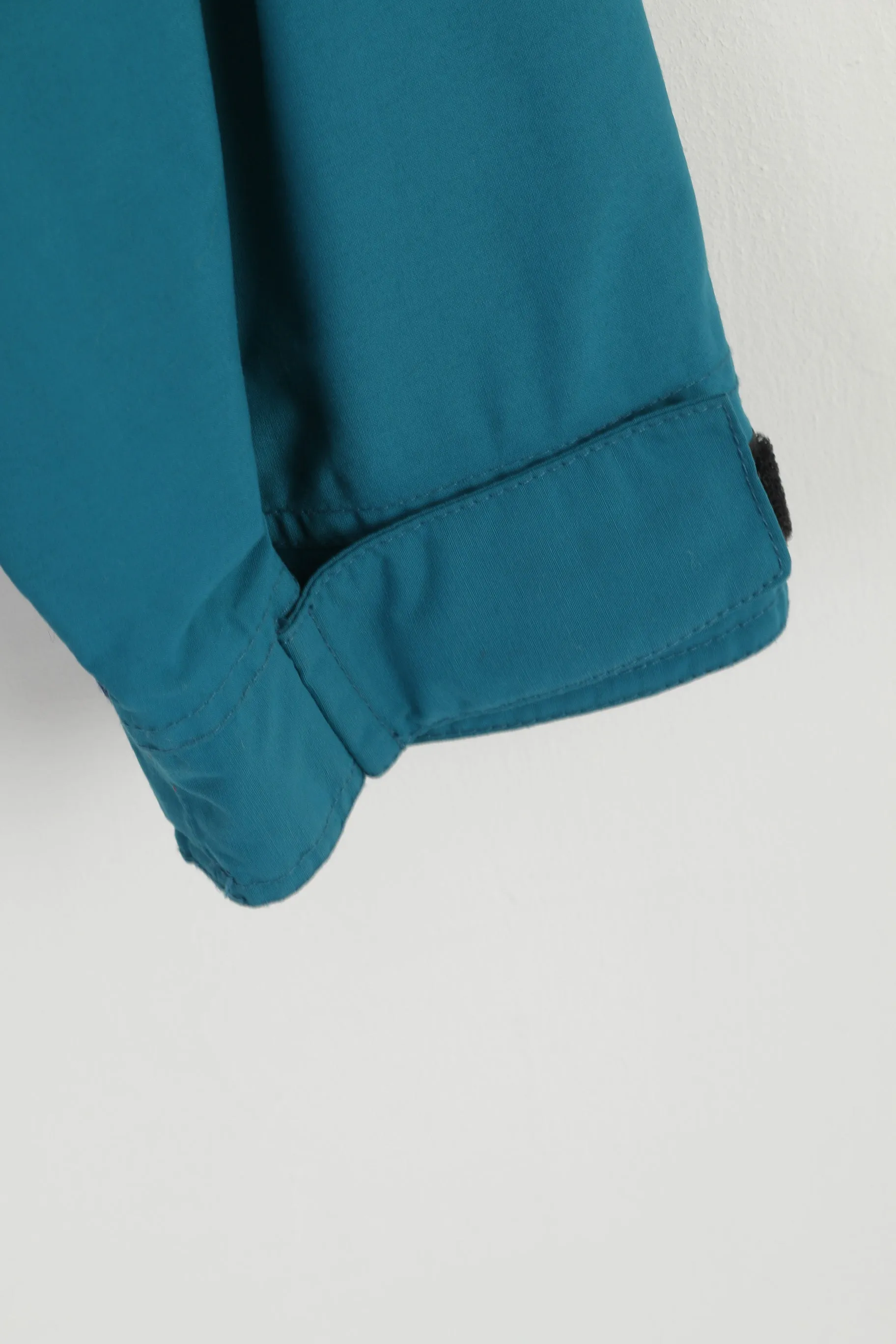 Helly Hansen Men M Jacket Green Navy Waterproof Nylon Full Zipper Outdoor Top
