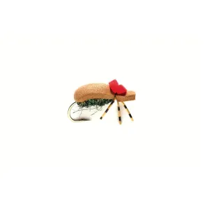 Hi-Vis Brown Foam Beetle Fly