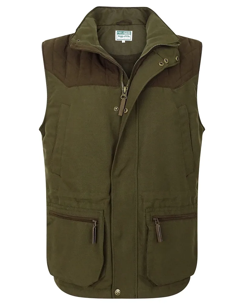 Hoggs of Fife Kincraig Field Waistcoat - Olive Green