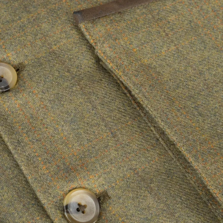 Hoggs of Fife Kinloch Technical Tweed Field Waistcoat - Autumn Bracken
