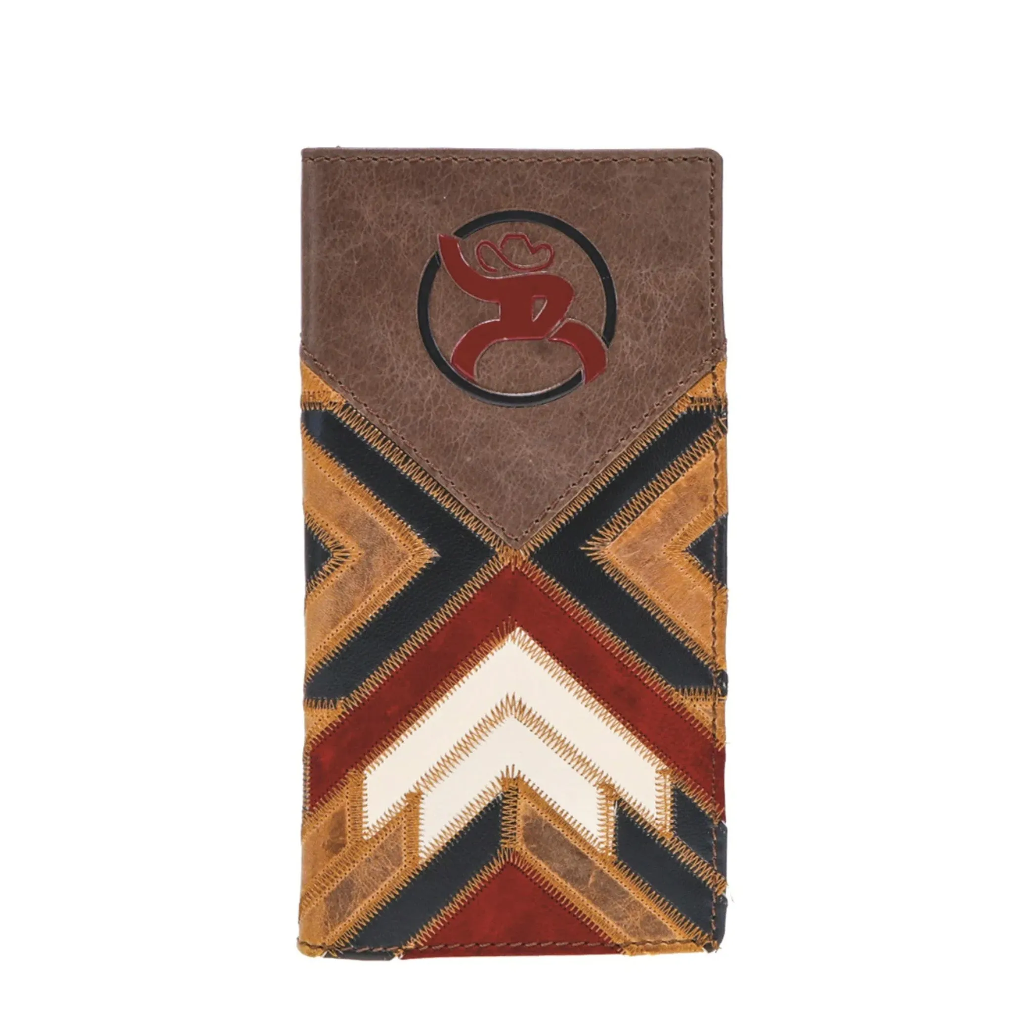 Hooey Brown & Red Wallet