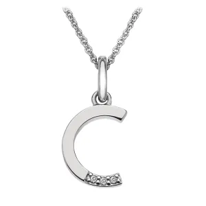 Hot Diamonds Initial C Silver Micro Pendant DP403