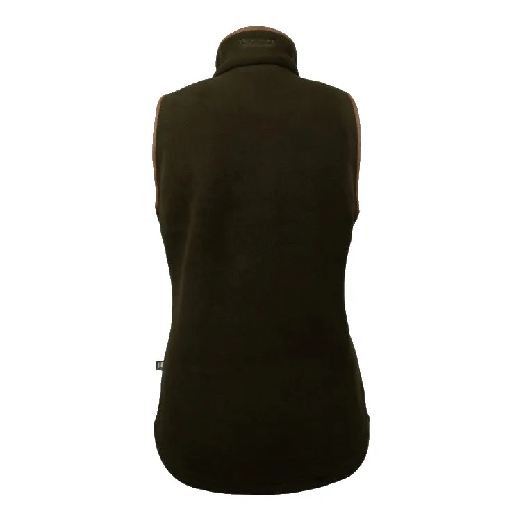 Jack Pyke Ladies Countryman Fleece Gilet - Dark Olive