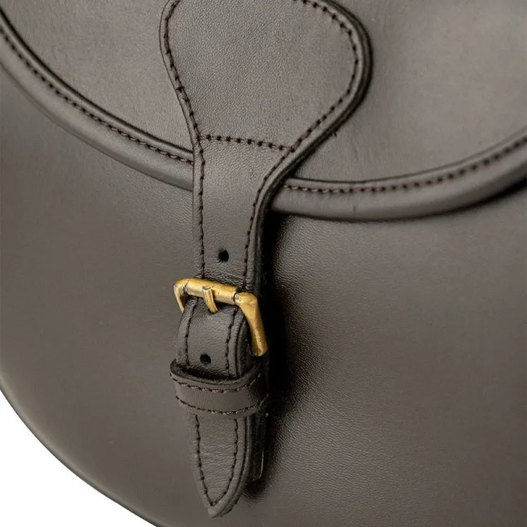 Jack Pyke Leather Cartridge Bag - Dark Brown