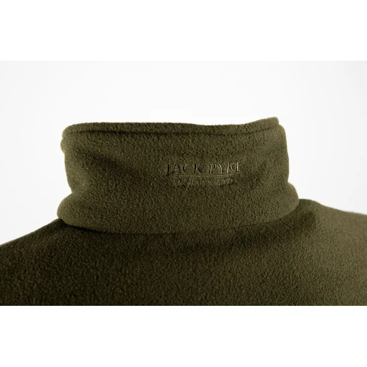 Jack Pyke Pheasant Motif Fleece Top - Olive