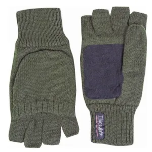 Jack Pyke Suede Palm Shooters Mitts - Green