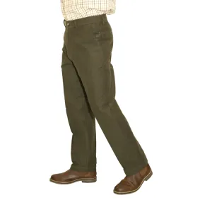 John Norris Moleskin Trousers - Olive - Last few sizes