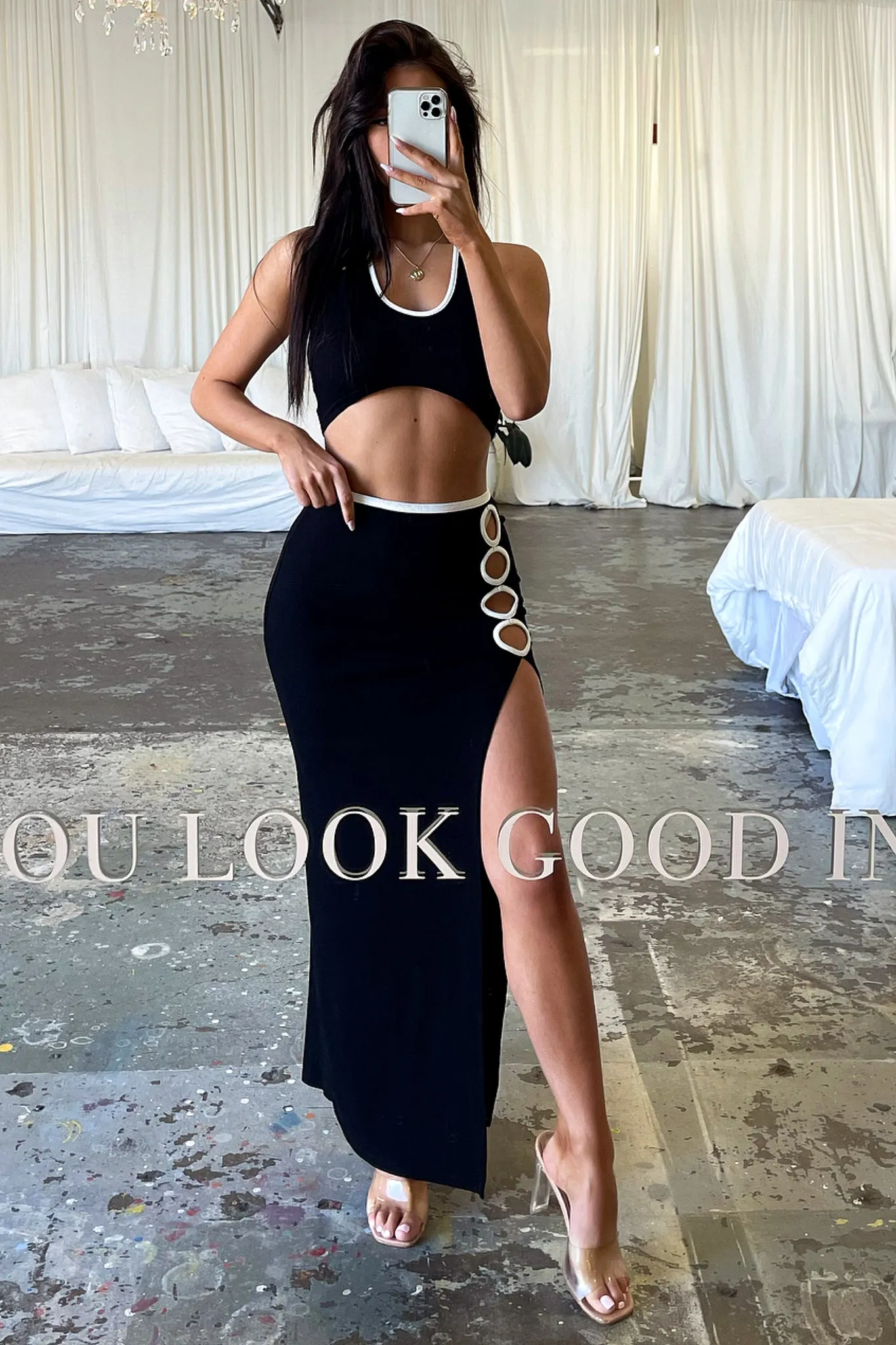 Kalvin Crop - Black