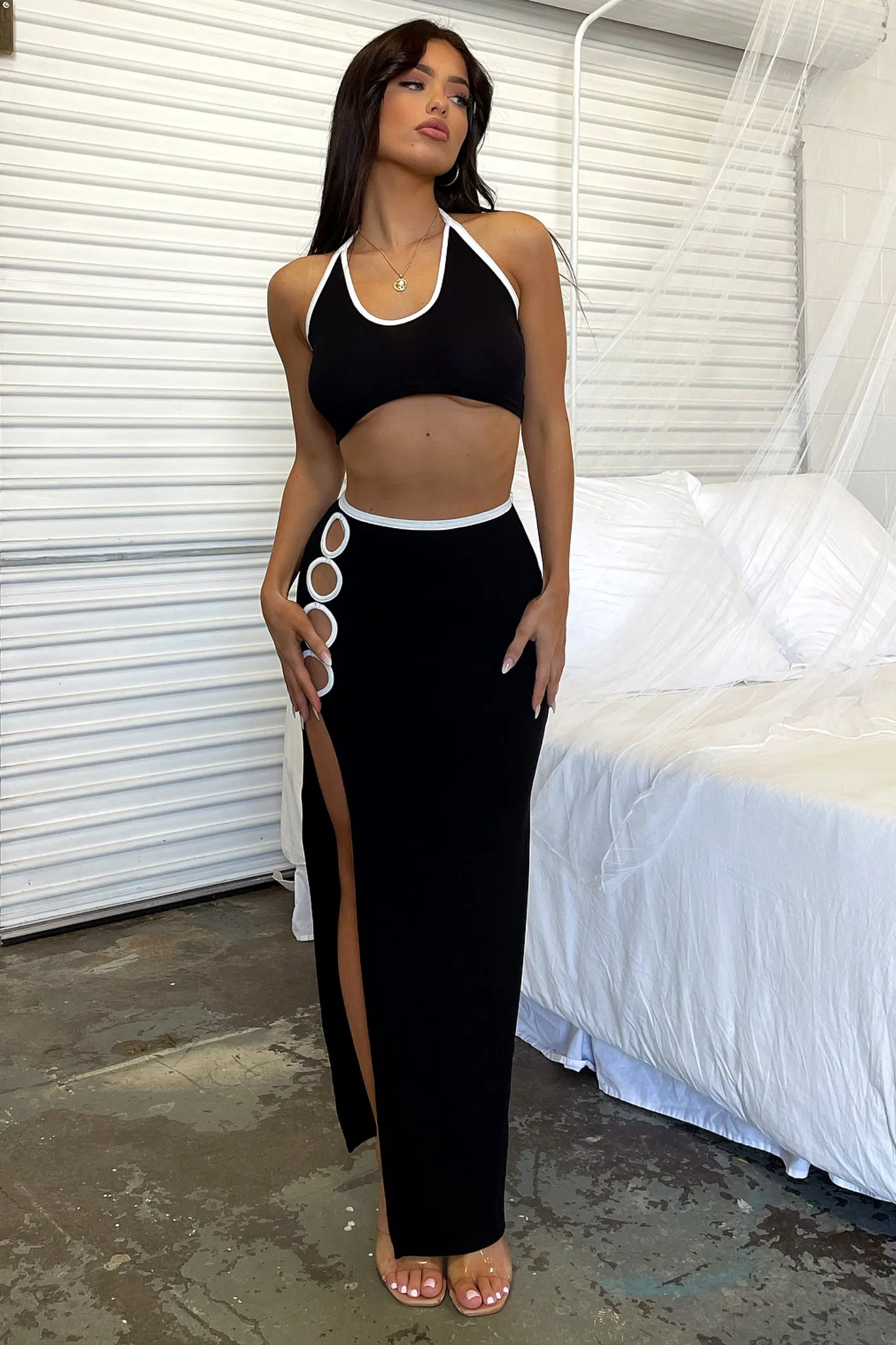 Kalvin Crop - Black