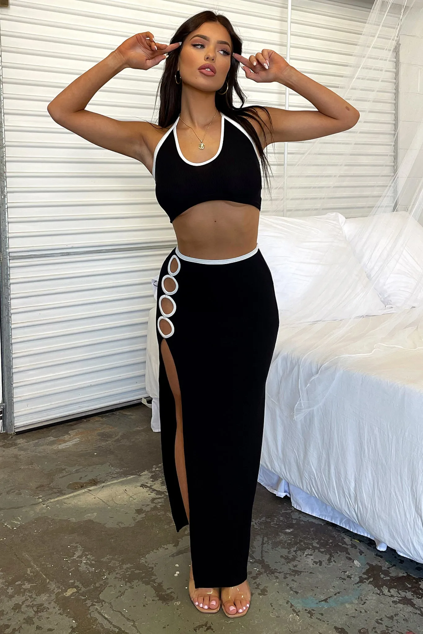 Kalvin Crop - Black