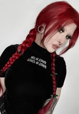 Killstar & Wednesday - Allergic To Colour Velvet - Top