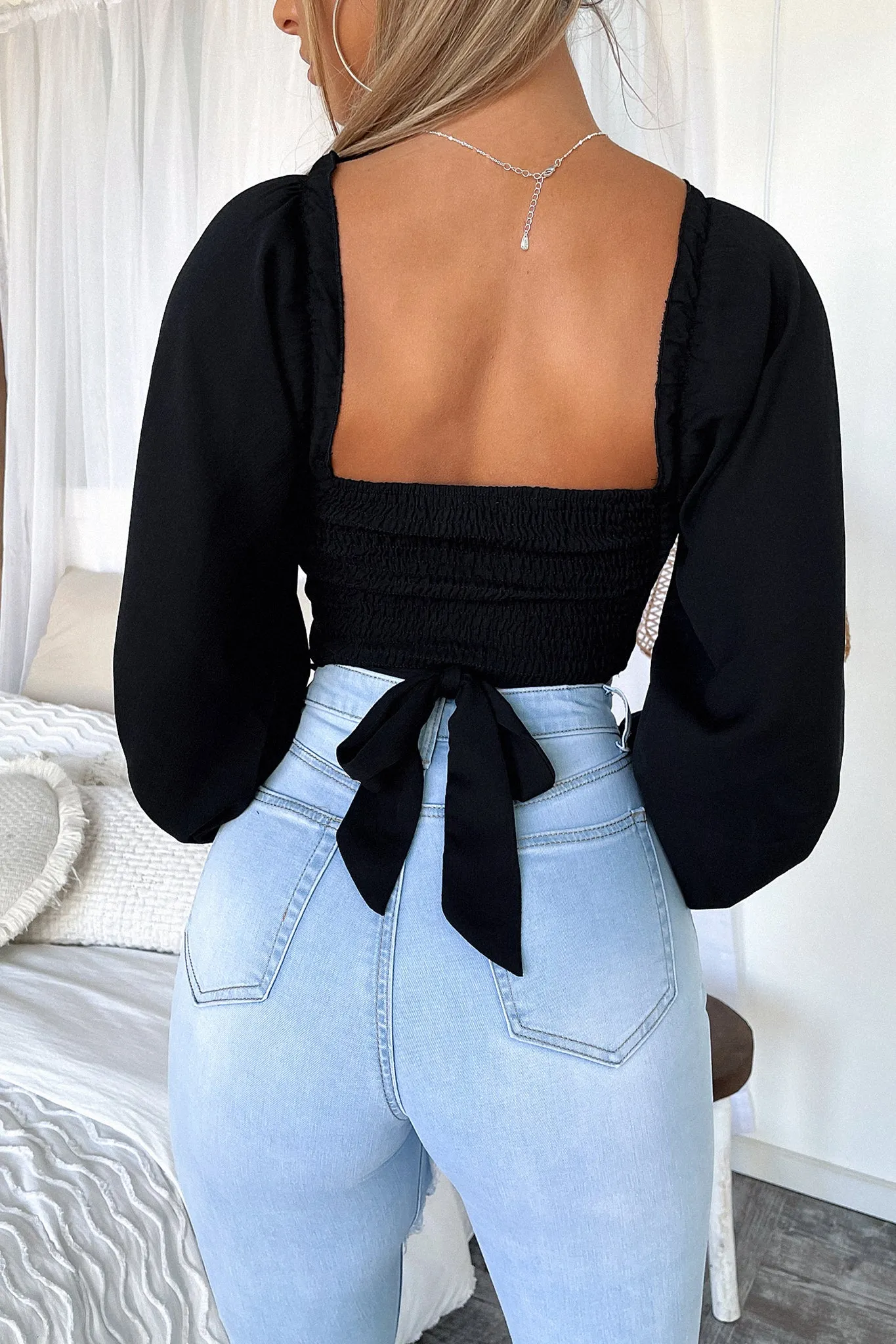 Kingsley Crop - Black