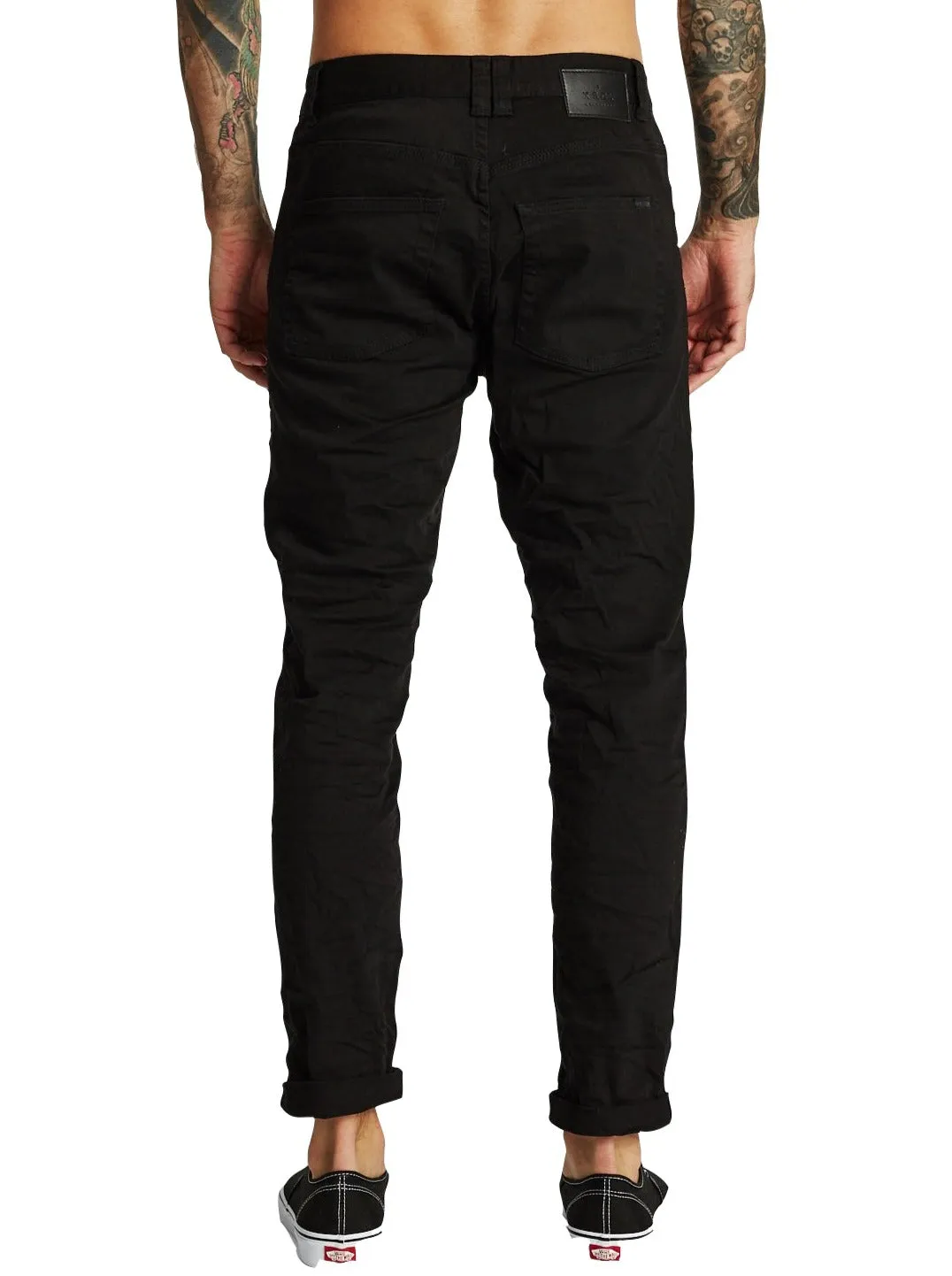 Kiss Chacey - K3 Tapered Turn Up Jean - Black