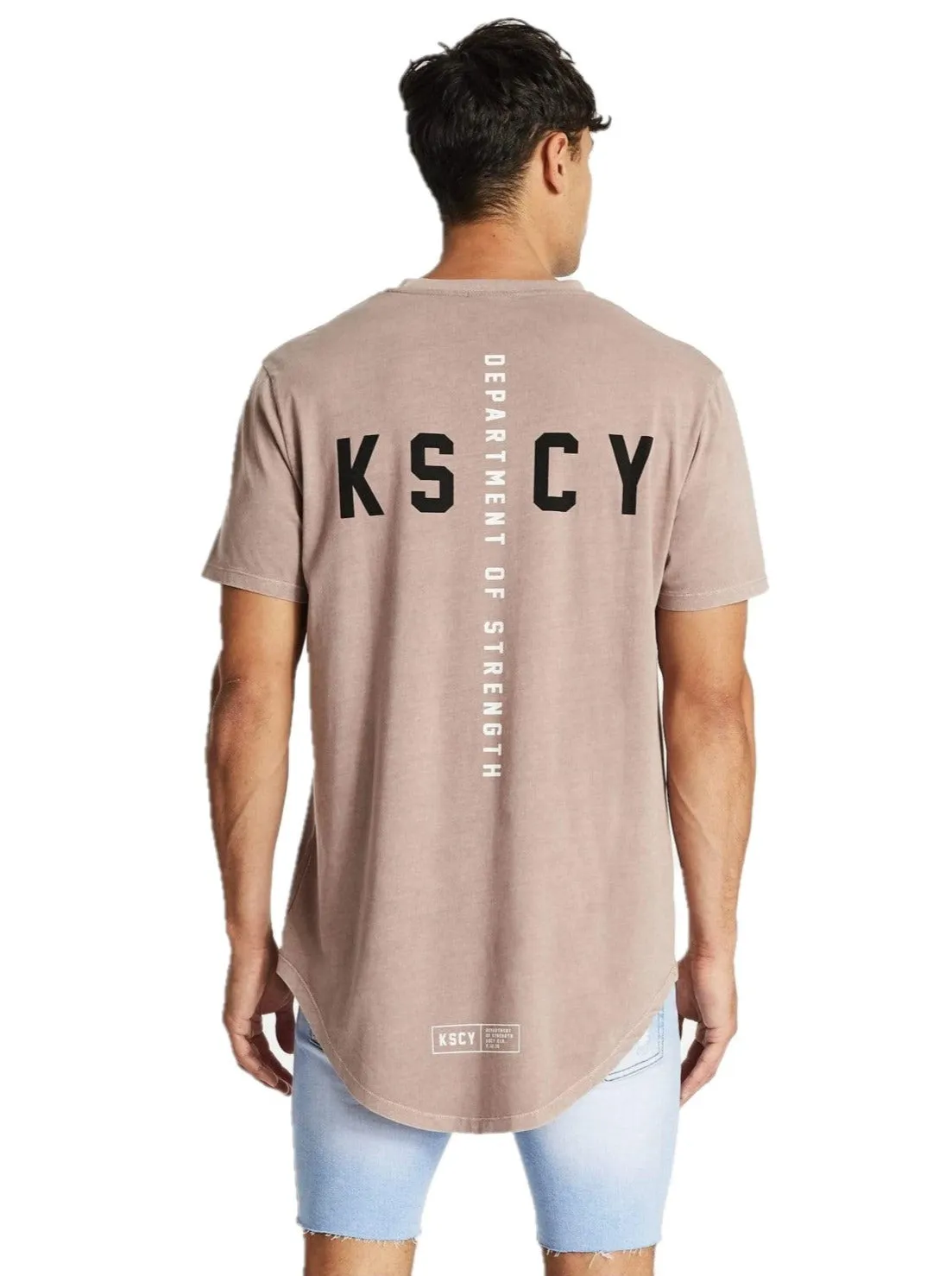 Kiss Chacey - Root of Evil Dual Curved Tee - Pigment Shadow Mauve