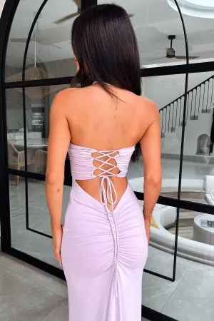 Lahara Strapless Maxi Dress - Lilac
