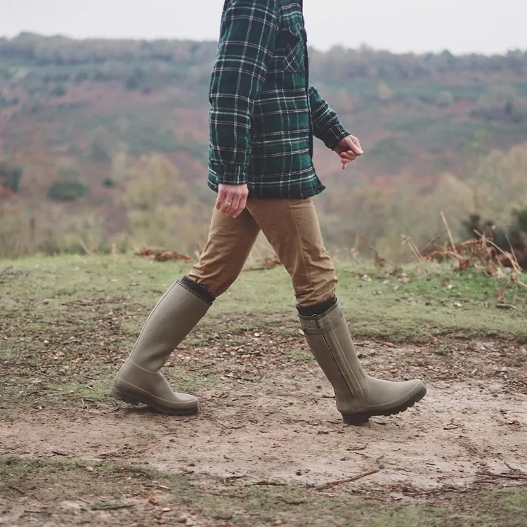 Le Chameau Chasseur Boots - Large Fit (43in Calf) - Green