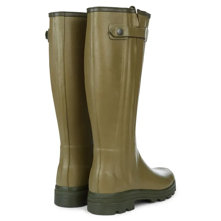 Le Chameau Chasseur Boots - Large Fit (43in Calf) - Green