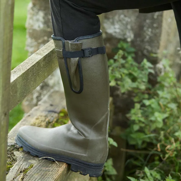 Le Chameau Vierzonord Neoprene Lined Boots - Dark Olive (Vert Chameau)