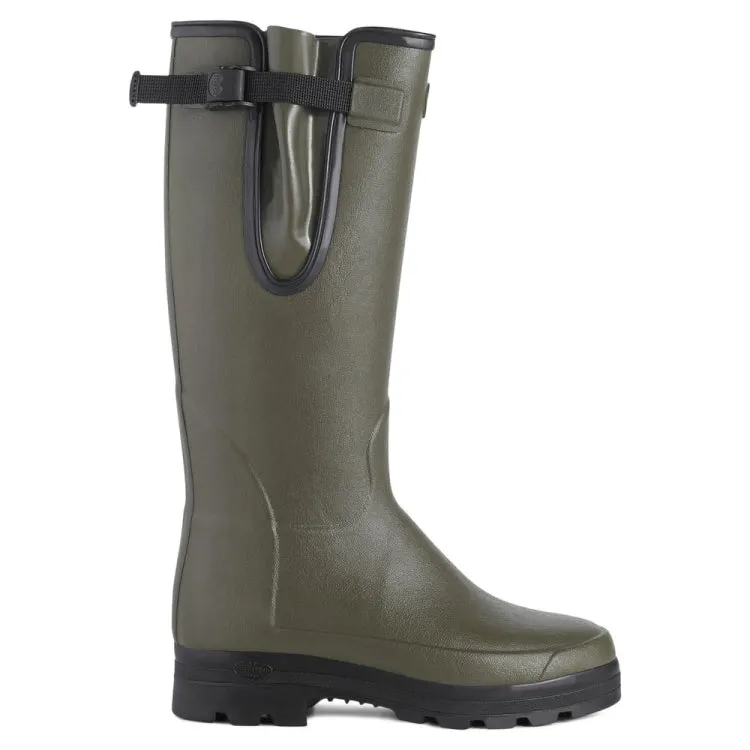 Le Chameau Vierzonord Neoprene Lined Boots - Dark Olive (Vert Chameau)