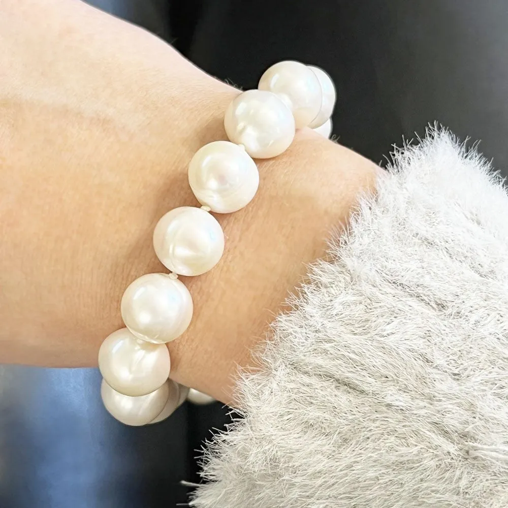 Lido Pearls Large Freshwater Pearl Bracelet 0166B