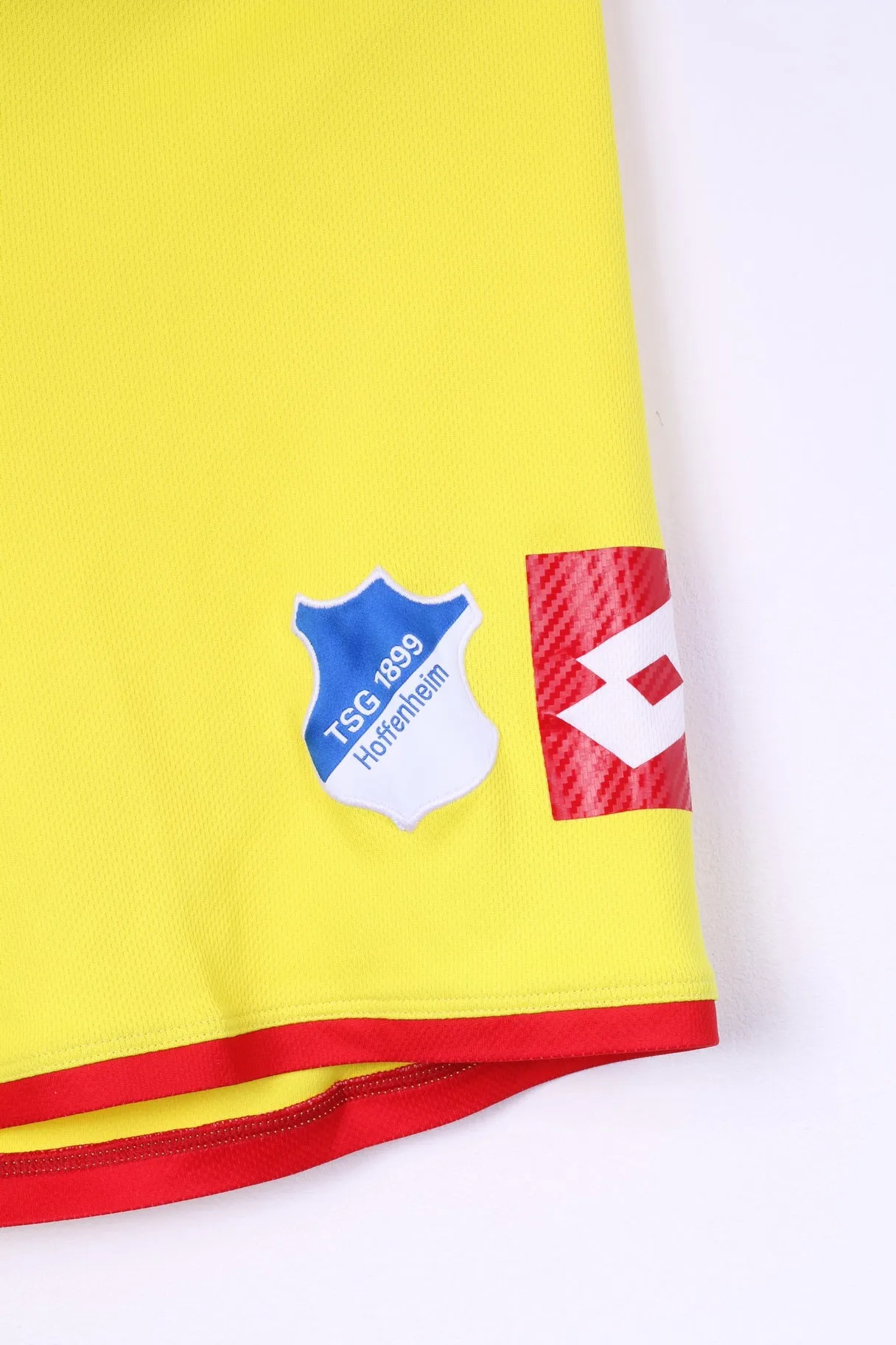 Lotto TSG 1899 Hoffenheim Men S Shorts Yellow Italian Vintage Football Sport