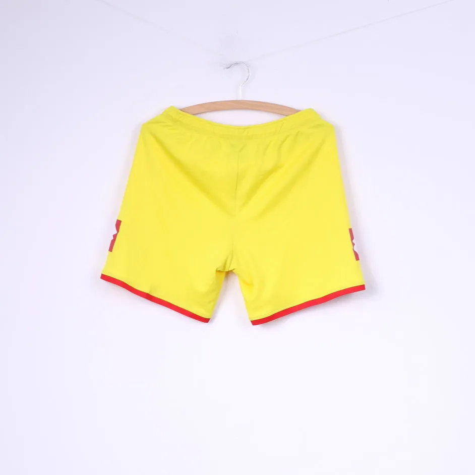 Lotto TSG 1899 Hoffenheim Men S Shorts Yellow Italian Vintage Football Sport