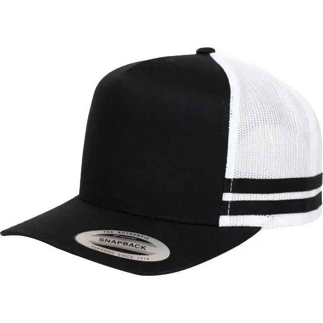 Macleod - "A Grade" Trucker Cap - Black & White