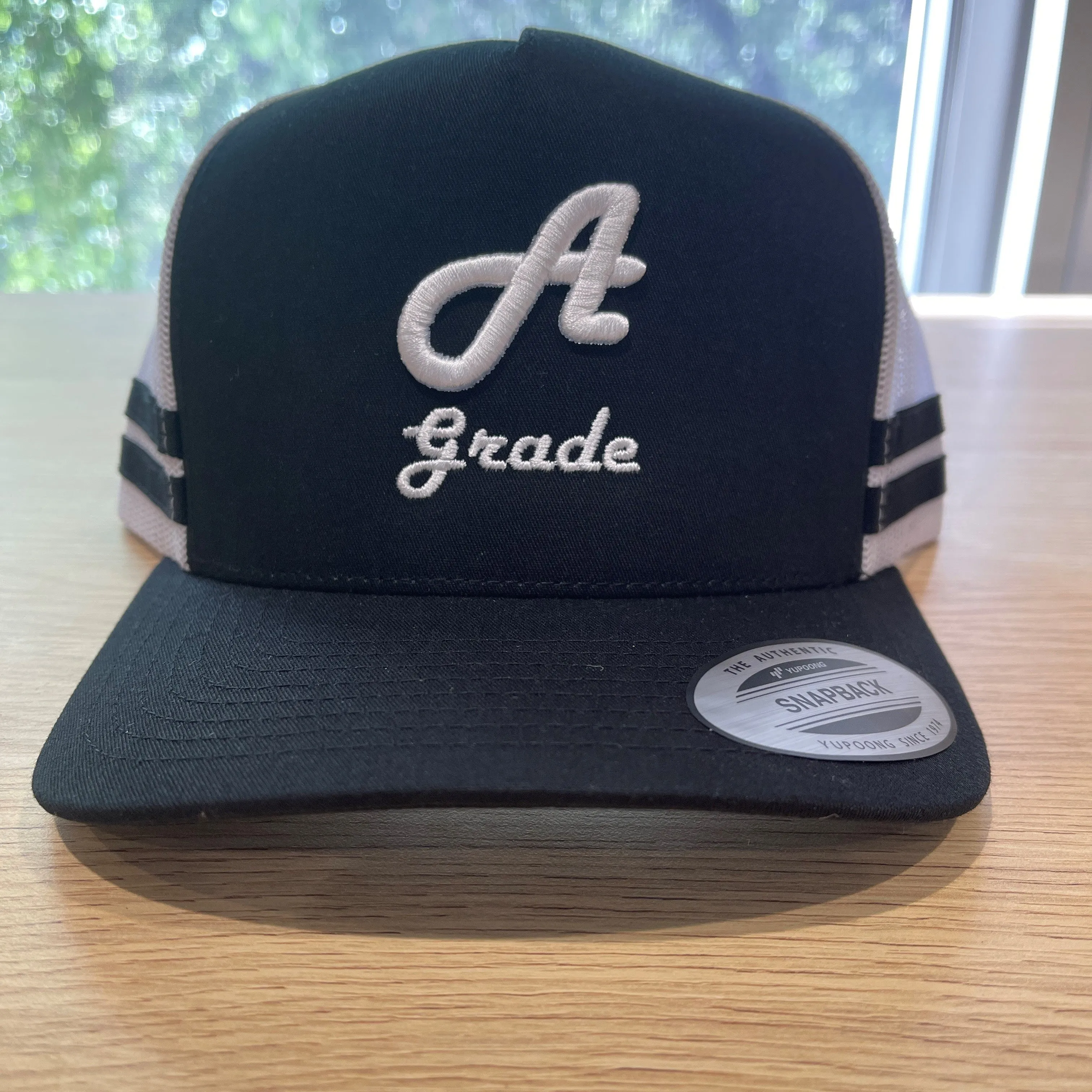 Macleod - "A Grade" Trucker Cap - Black & White