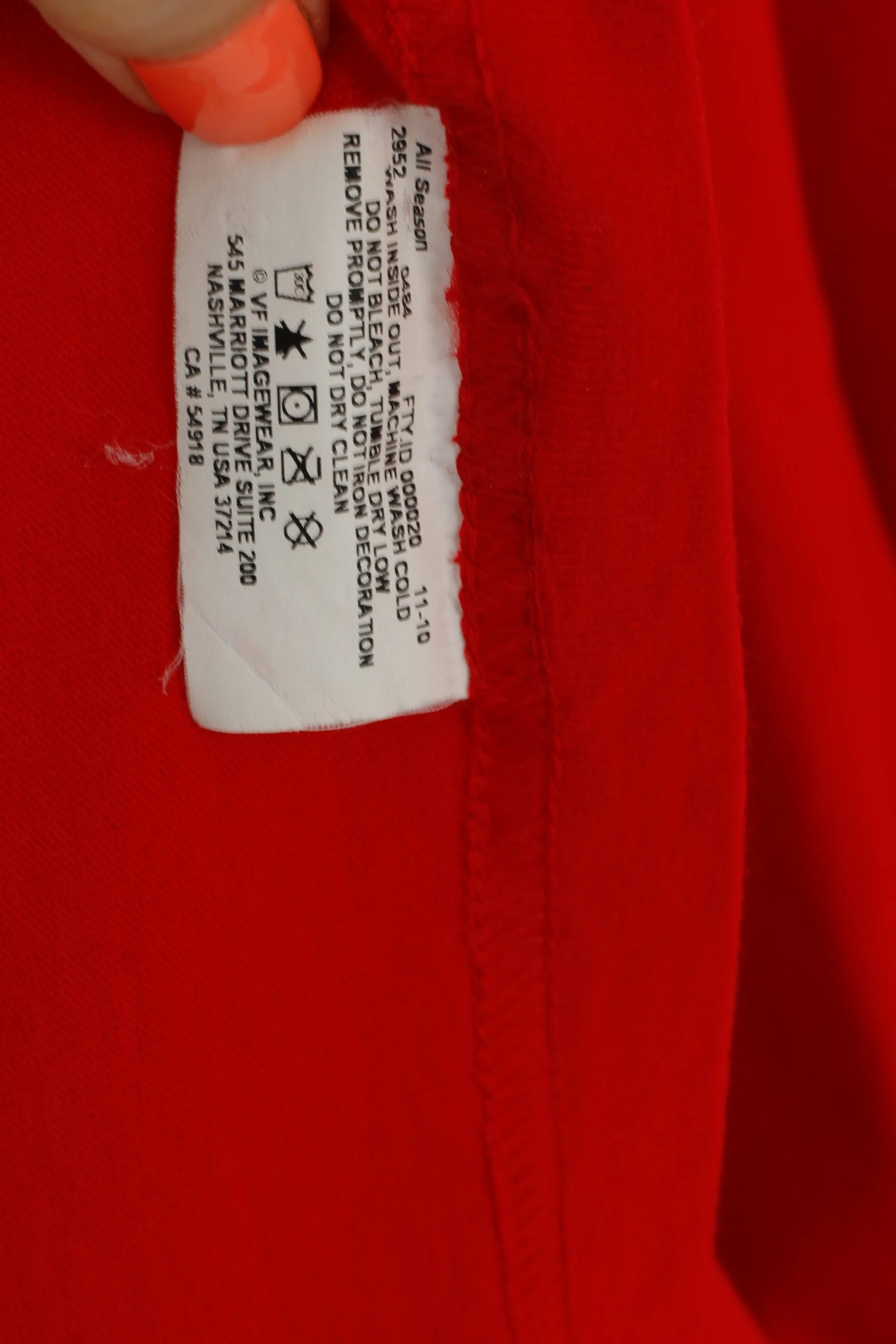Majestic Men L Shirt Red Cotton Phillies Baseball Phour Aces Short Sleeve Top