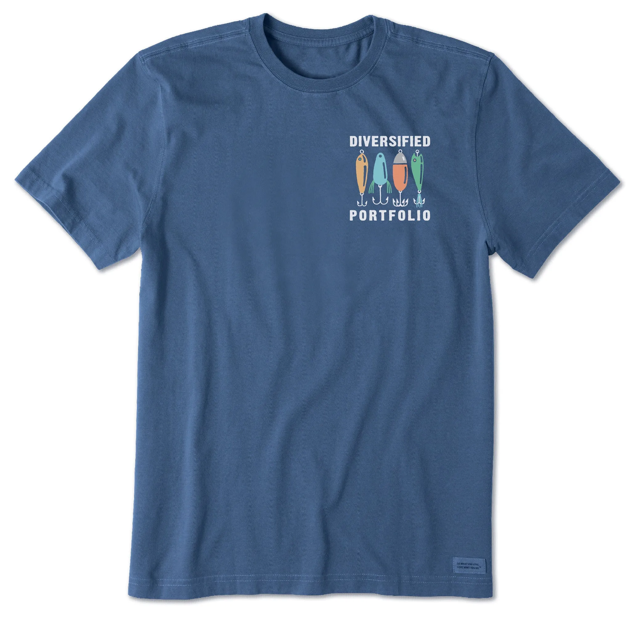 Men's Diversified Fishing Short Sleeve Tee Life is Good