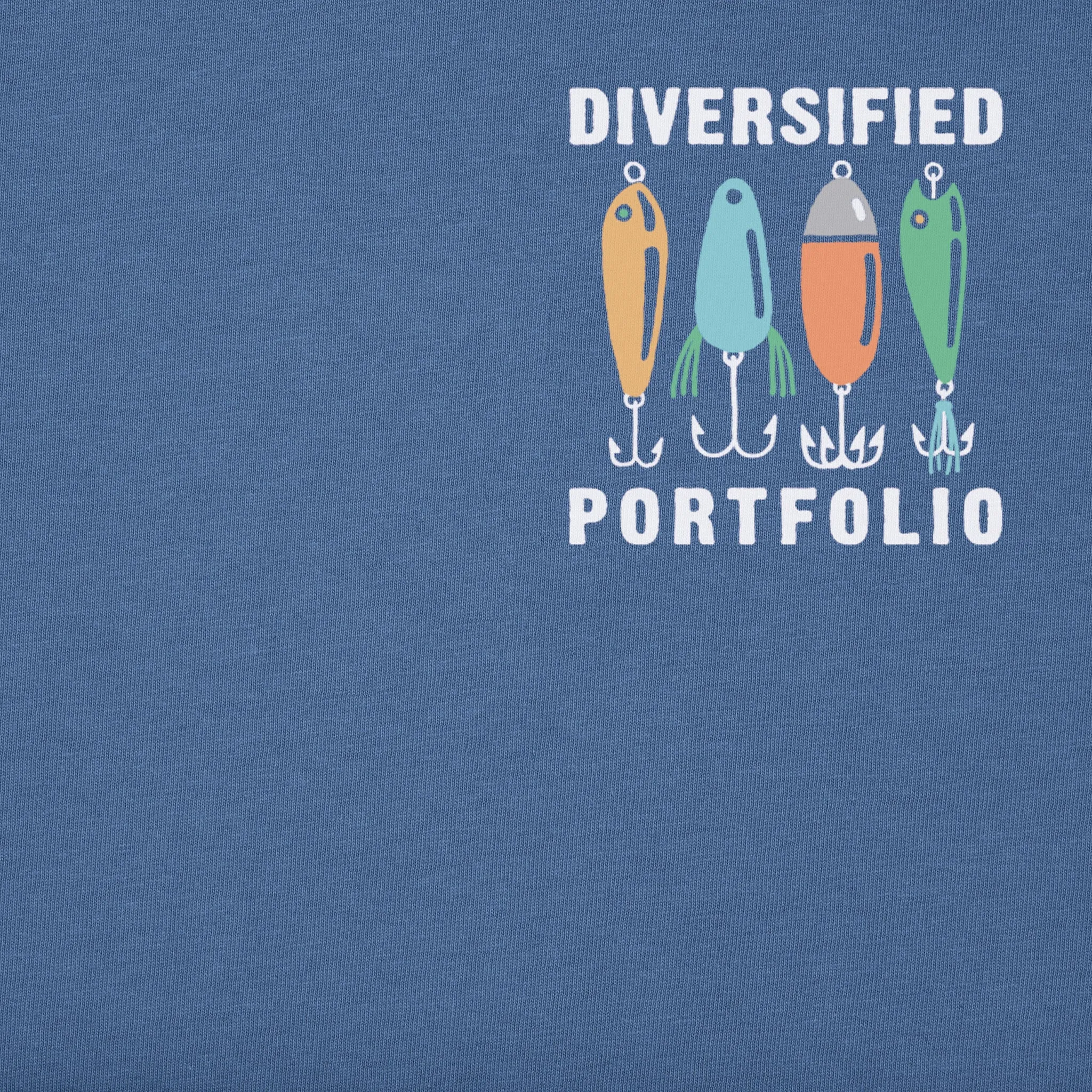 Men's Diversified Fishing Short Sleeve Tee Life is Good