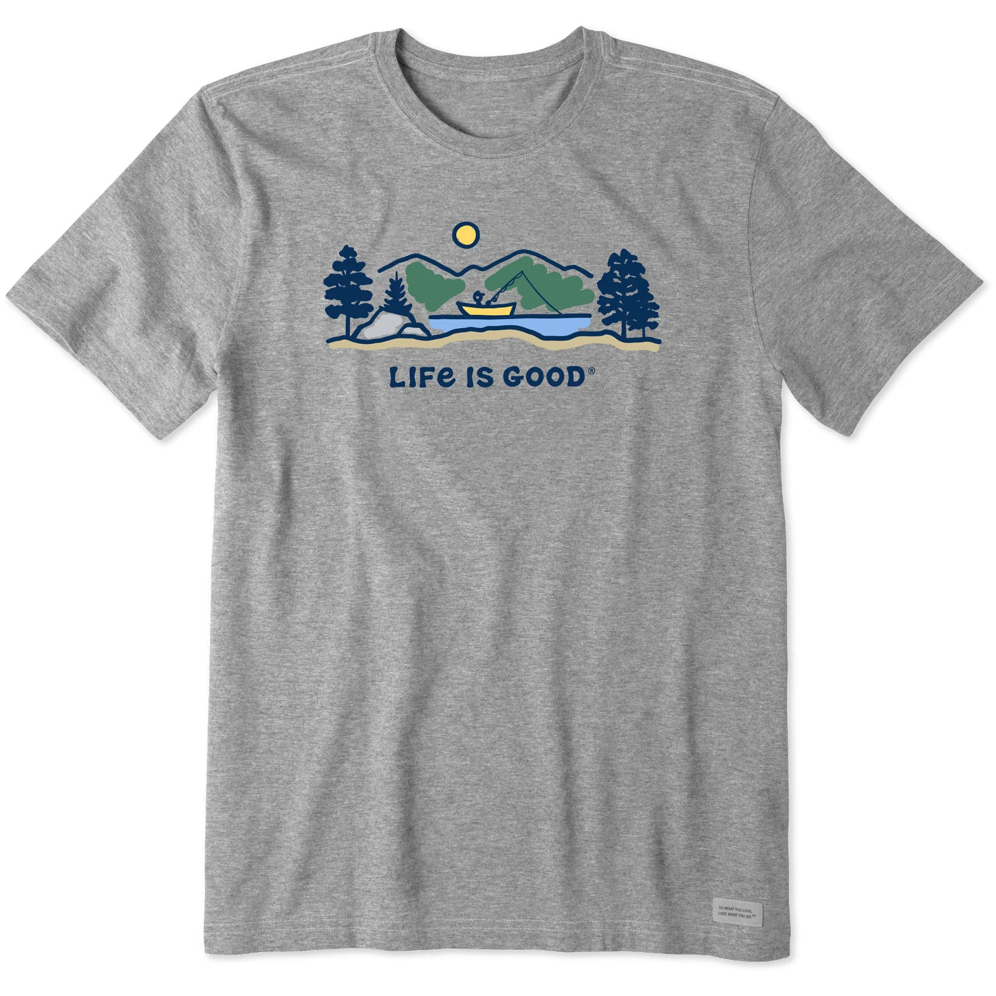 Men's Lake Fishing Vista Short Sleeve Tee Life is Good