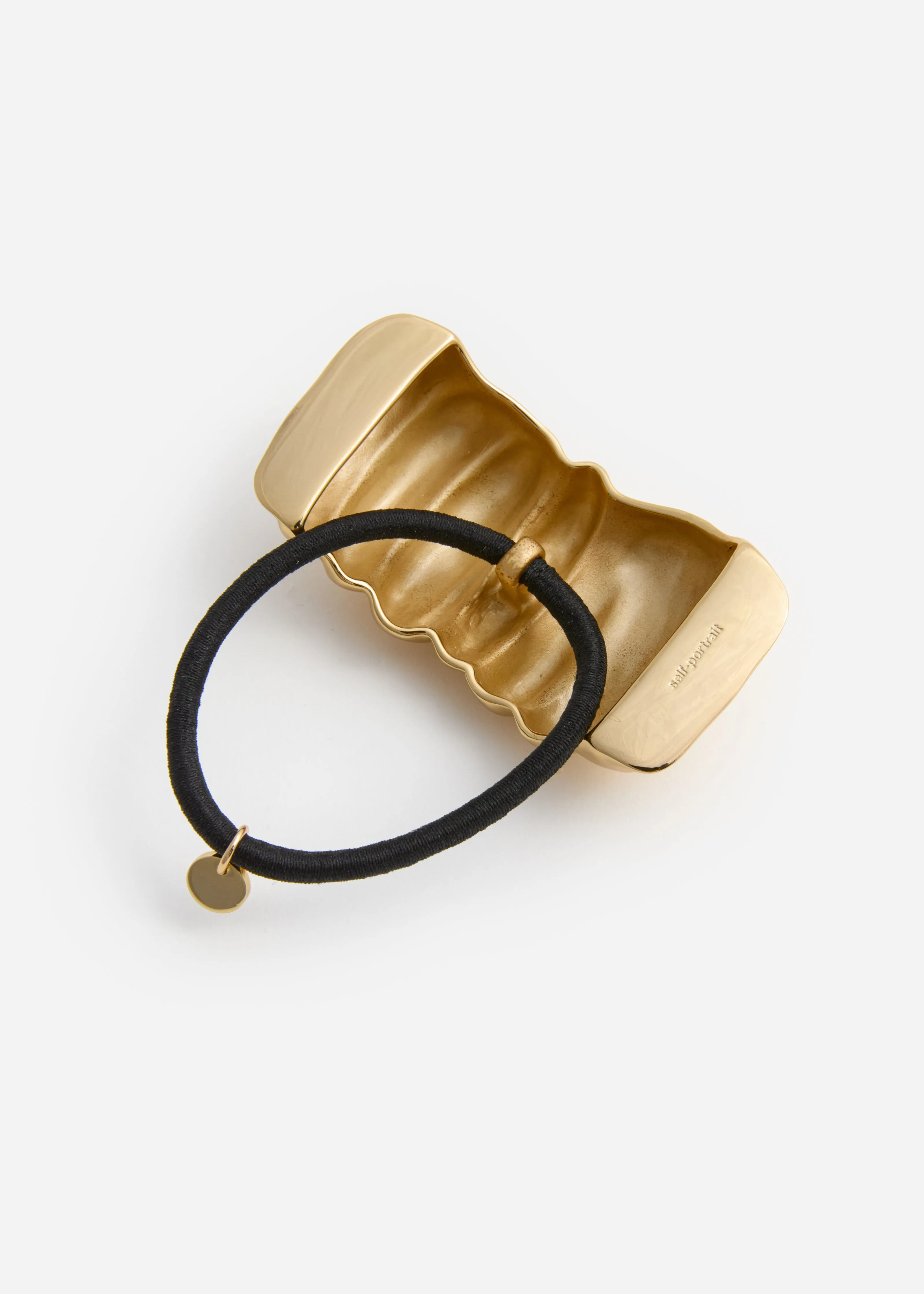Mottled Gold Hair Cuff Self Portrait