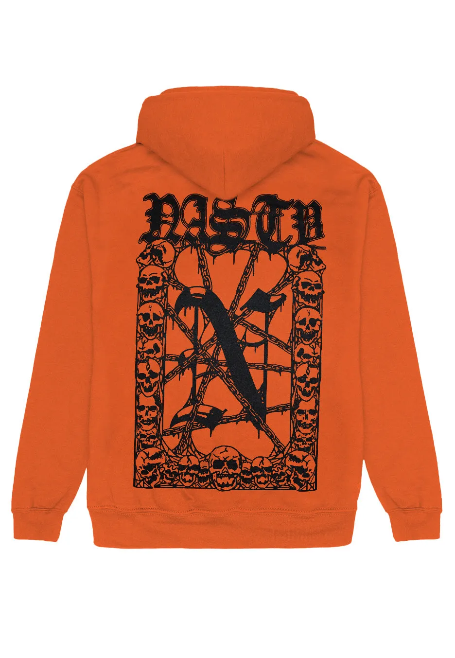 Nasty - Skull Frame Orange - Hoodie