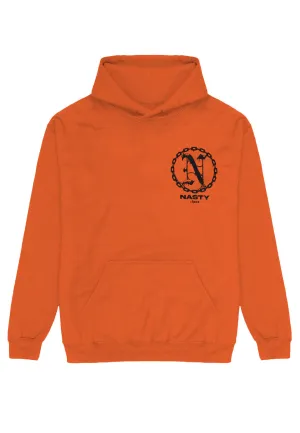 Nasty - Skull Frame Orange - Hoodie