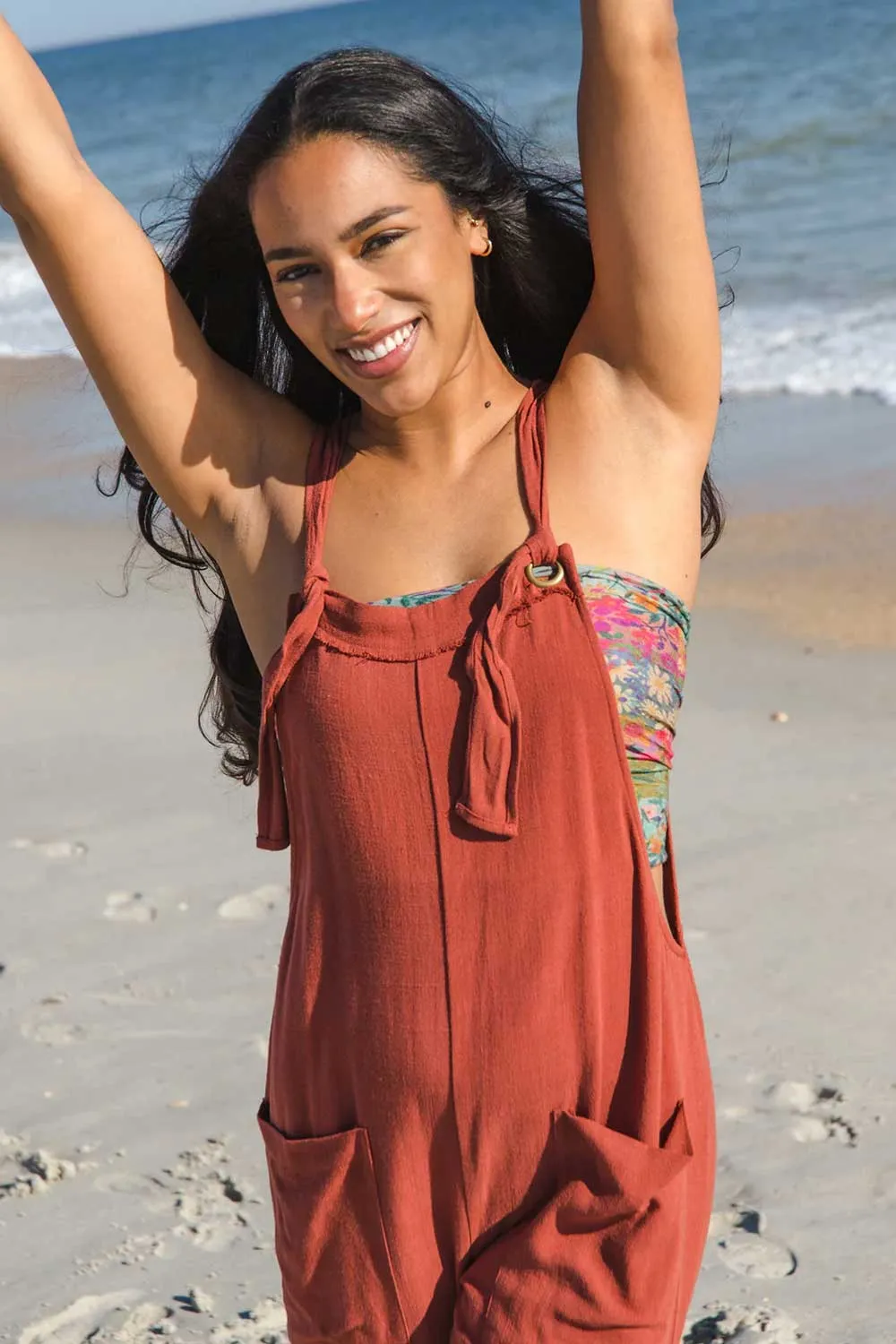 Natural Life Full Boho Bandeau Headband in Wildflower Border | BBW000072