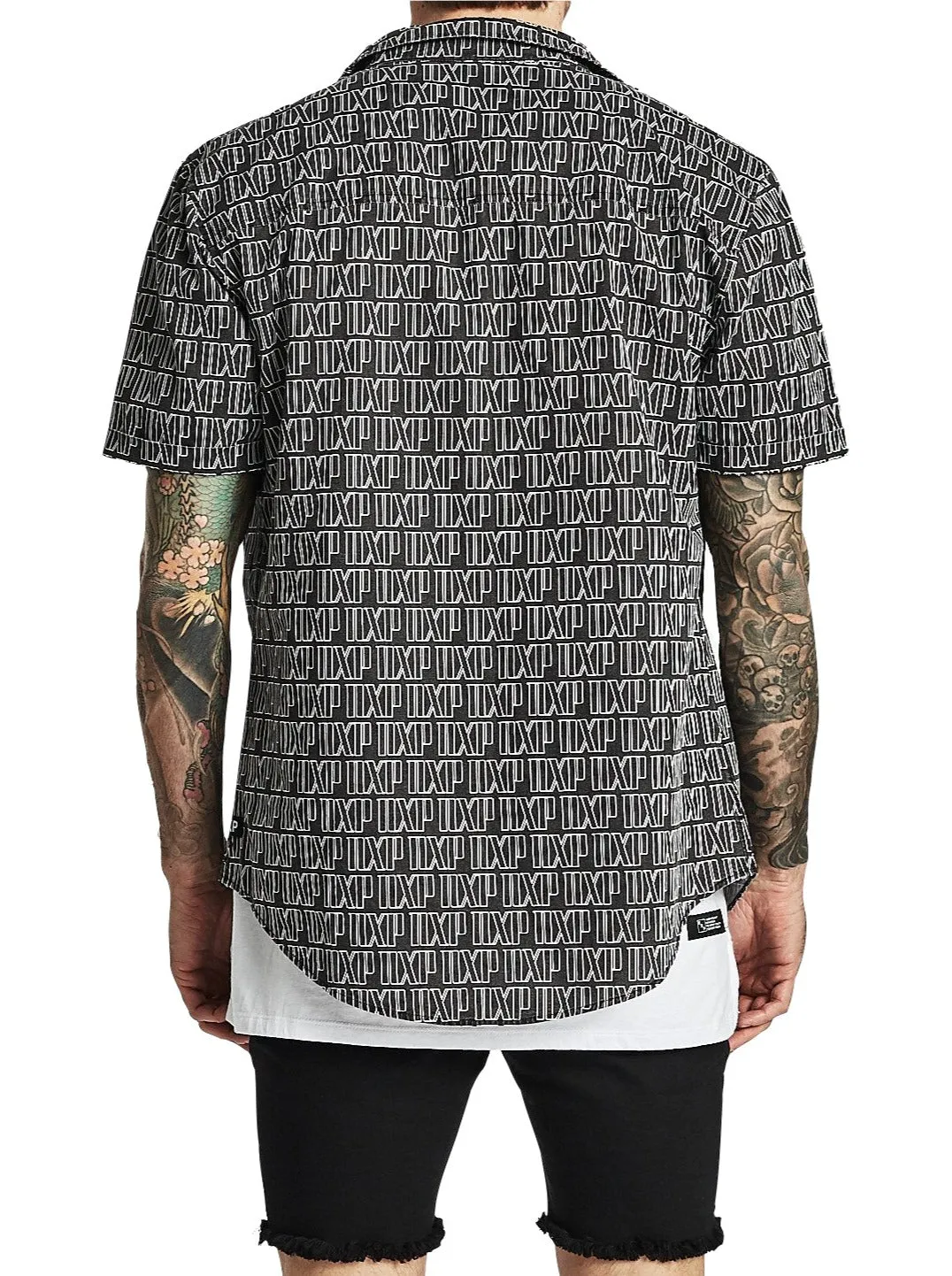 Nena And Pasadena - NXP Ultra Light S/S Party Shirt - Black/White
