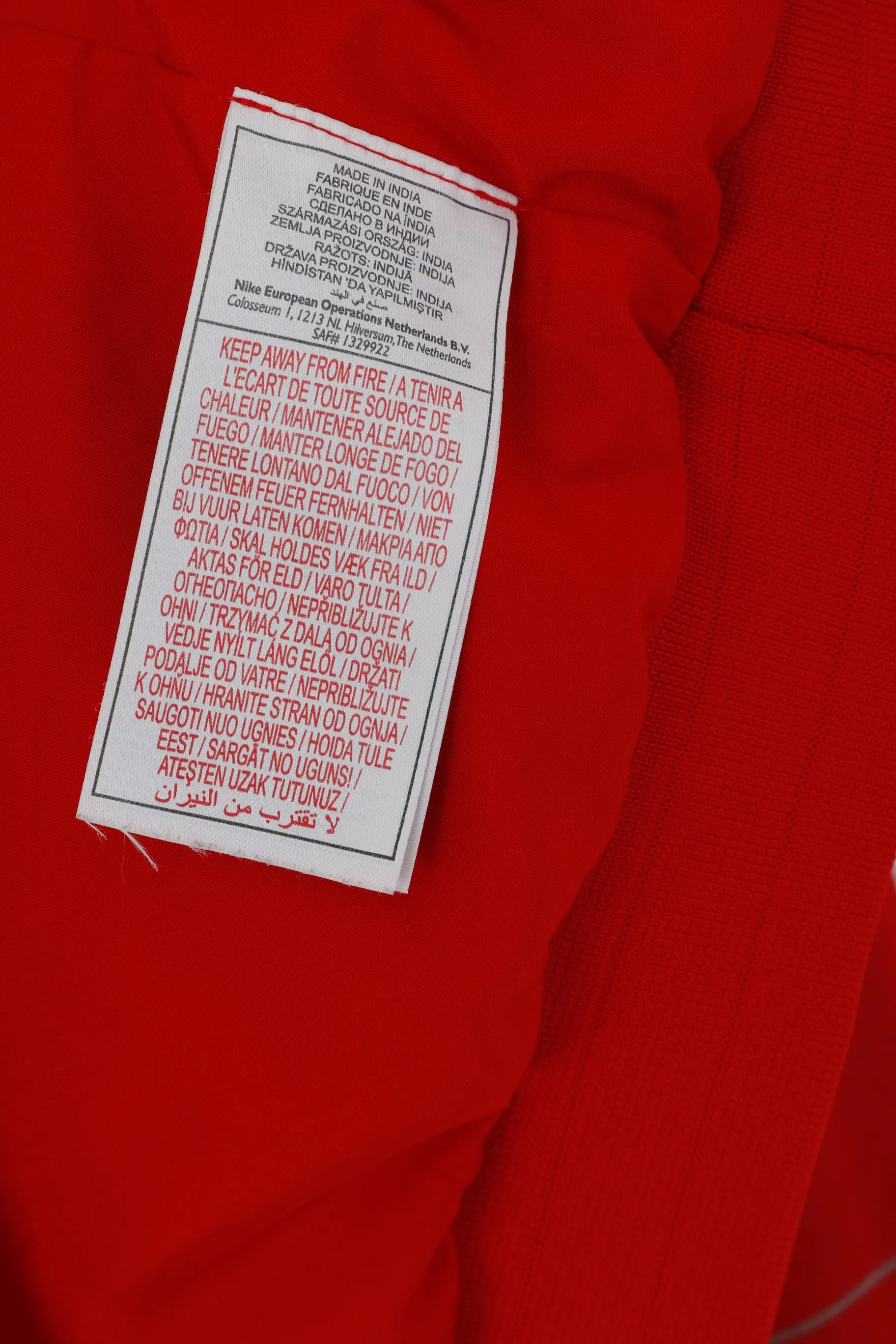 Nike Aston Villa Men S Jacket Red AVFC Football Full Zip Sportswear Track Top