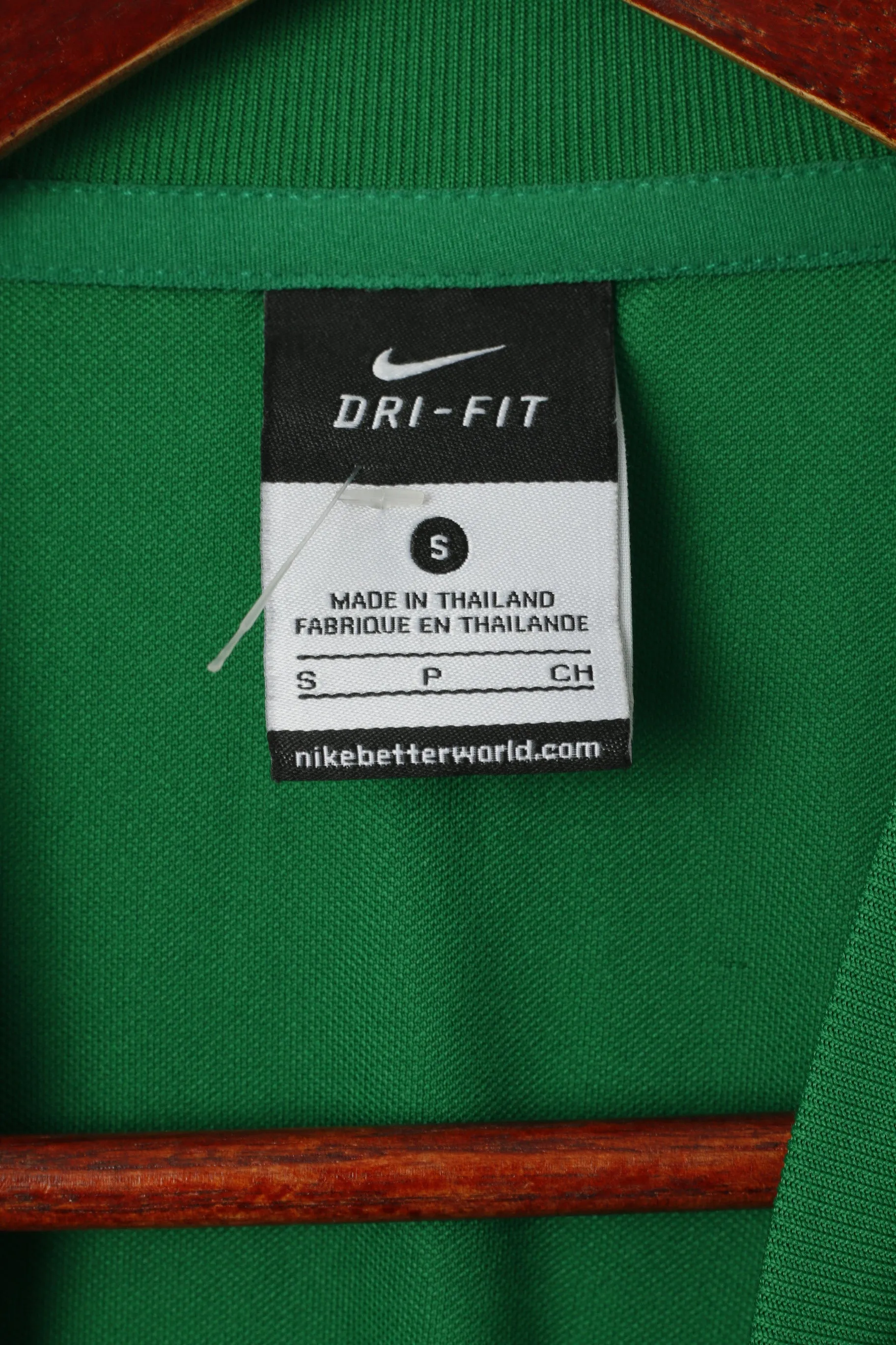 Nike Men S Shirt Green Tus Lerbeck Sport #10 Activewear Jersey Top