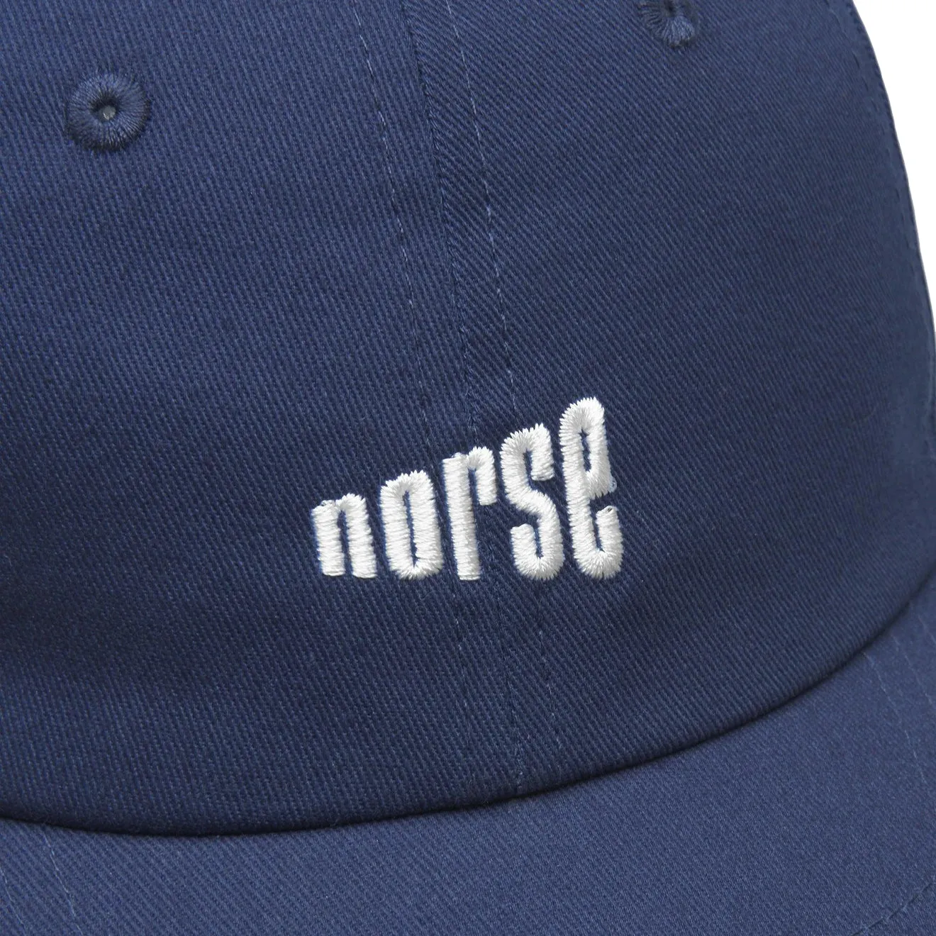 Norse Projects NORSE Twill 6-Panel Cap Workwear Blue