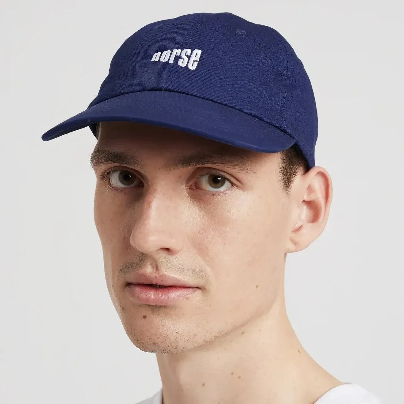 Norse Projects NORSE Twill 6-Panel Cap Workwear Blue