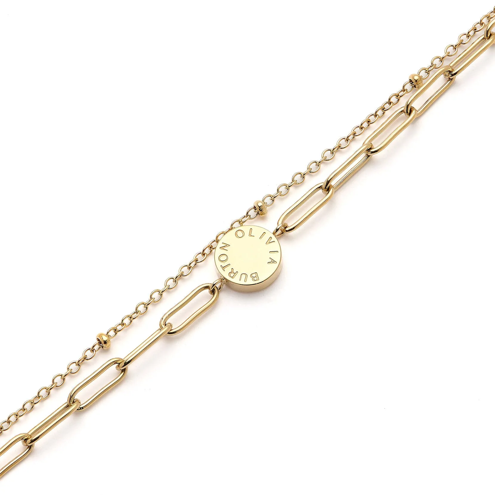 Olivia Burton Gold Classic Illusion Stacking Bracelet 24100066