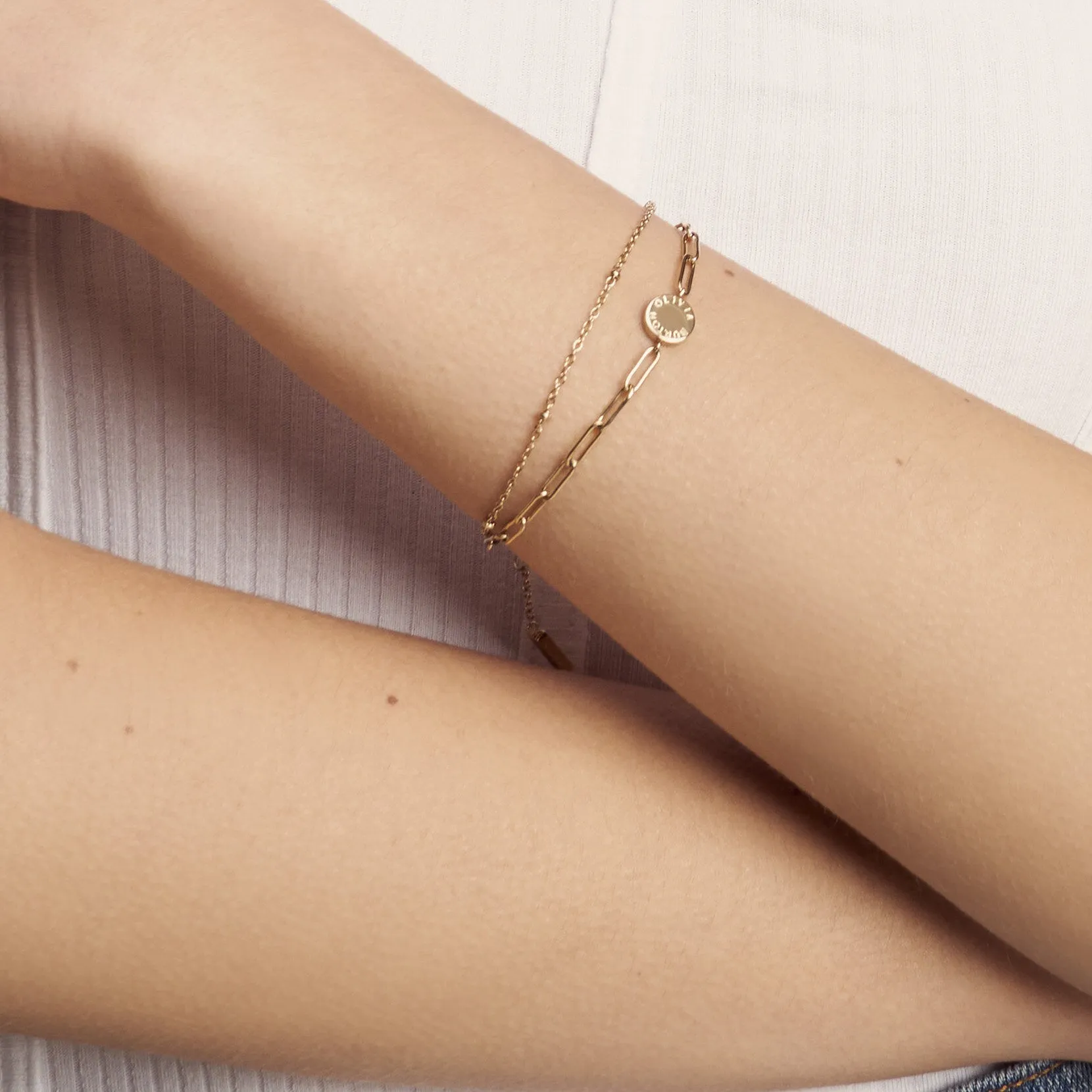 Olivia Burton Gold Classic Illusion Stacking Bracelet 24100066